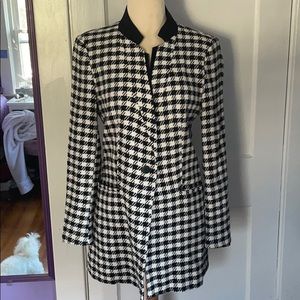 Zara Houndstooth Jacket